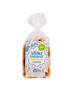 Sušenky kokosové s příchutí citronu 175 g BIO   COUNTRY LIFE