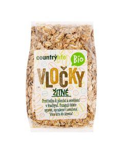 Vločky žitné 250 g BIO   COUNTRY LIFE