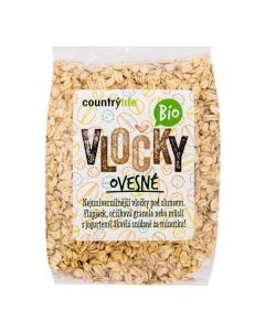 Vločky ovesné 500 g BIO   COUNTRY LIFE