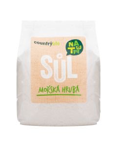 Sůl mořská hrubá 1 kg   COUNTRY LIFE