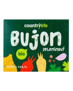 Bujon zeleninový kostky 66 g BIO   COUNTRY LIFE