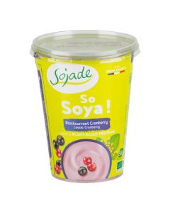 SOJADE bifidus černý rybíz-klikva 400 g BIO