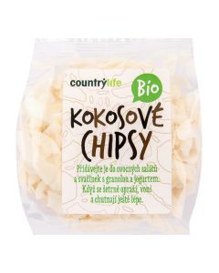 Kokosové chipsy 150 g BIO   COUNTRY LIFE