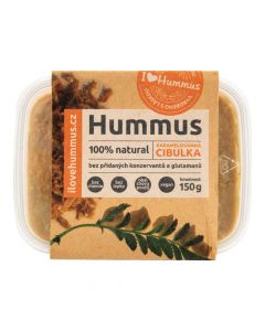 Hummus - cizrnová pomazánka s karamelizovanou cibulkou 150 g   I LOVE HUMMUS
