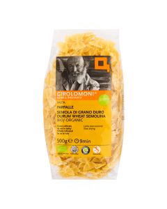 Těstoviny farfalle semolinové  500 g BIO   GIROLOMONI