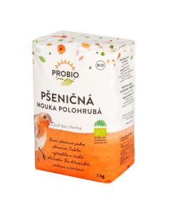 Mouka pšeničná polohrubá 1 kg BIO   PROBIO