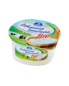 Smetana zakysaná 175 g BIO   POLABSKÉ MLÉKÁRNY