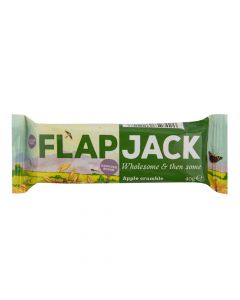 Flapjack ovesný jablko se sníženým obsahem cukru bezlepkový 40 g   WHOLEBAKE