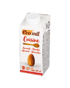 Mandlová alternativa smetany nature 200 ml BIO   ECOMIL