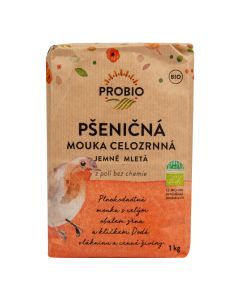 Mouka pšeničná celozrnná jemně mletá 1 kg BIO   PROBIO