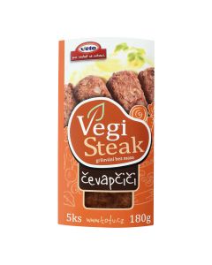 Čevapčiči veganské 180 g   VETO ECO