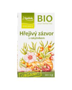 Čaj hřejivý zázvor s rakytníkem 40 g BIO  MEDIATE