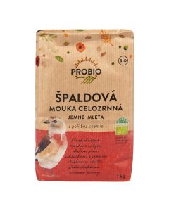 Mouka špaldová celozrnná jemně mletá 1 kg BIO   PROBIO
