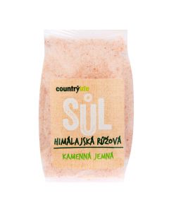 Sůl himálajská růžová jemná 500 g   COUNTRY LIFE