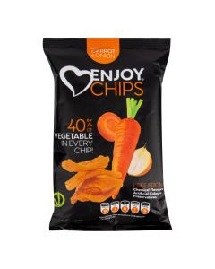 Enjoy Chips s mrkví a cibulí 40 g   NEW DELESPINE