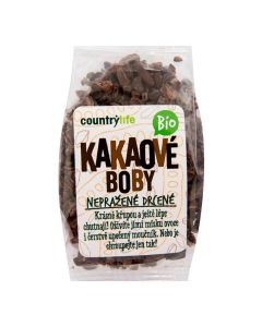 Kakaové boby nepražené drcené 100 g BIO   COUNTRY LIFE