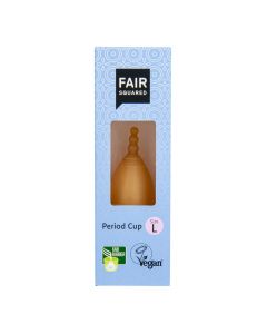 Kalíšek menstruační L z přírodního latexu s látkovým sáčkem   FAIR SQUARED
