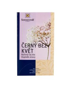 Čaj Černý bez květ 20 g BIO   SONNENTOR