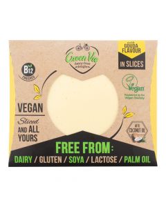 Veganská alternativa sýru gouda plátky 180 g   GREENVIE