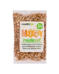 Těstoviny mušličky pohankové 300 g BIO   COUNTRY LIFE