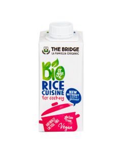 Rýžová alternativa smetany na vaření 200 ml BIO   THE BRIDGE