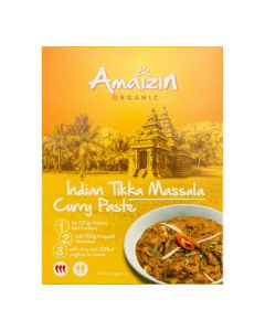 Pasta kari - indická massala 80 g BIO   AMAIZIN