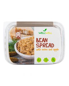 Pomazánka fazolová s cibulí a jablky 125 g   WELL WELL