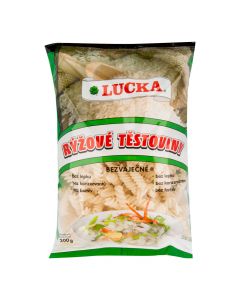 Těstoviny vřetena rýžové bezlepkové 300 g   LUCKA