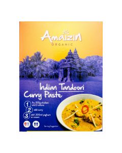 Pasta kari - indická tandoori 80 g BIO   AMAIZIN