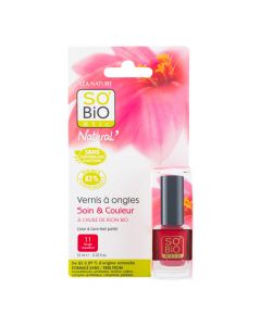 Lak na nehty 11  vlčí mák 10 ml   SO’BiO étic
