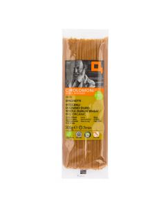 Těstoviny špagety celozrnné semolinové 500 g BIO    GIROLOMONI