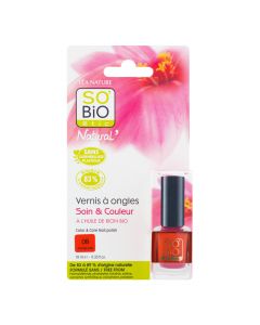 Lak na nehty 08 oranžová 10 ml   SO’BiO étic