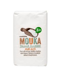 Mouka špaldová celozrnná hrubě mletá 1 kg BIO   COUNTRY LIFE