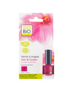 Lak na nehty 09 růžová 10 ml   SO’BiO étic