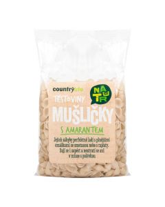 Těstoviny mušličky s amarantem 300 g   COUNTRY LIFE