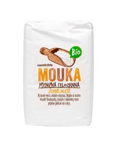 Mouka pšeničná celozrnná jemně mletá 1 kg BIO   COUNTRY LIFE