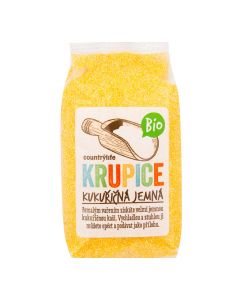 Krupice kukuřičná jemná 400 g BIO   COUNTRY LIFE