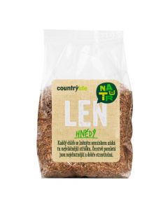 Len hnědý 300 g   COUNTRY LIFE