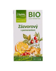 Čaj Zázvorový s pomerančem 30 g BIO   MEDIATE