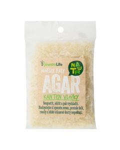 Mořské řasy Agar kanten vločky 30 g   COUNTRY LIFE
