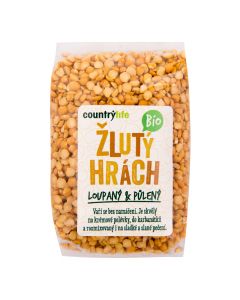 Hrách žlutý půlený 500 g BIO   COUNTRY LIFE