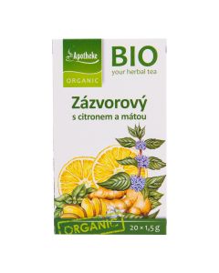 Čaj Zázvorový s citronem a mátou 30 g BIO   MEDIATE